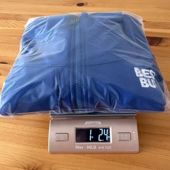 Best Buy Employee Uniform Full Zip Blue Jacket Coat Mens XL Tri-Mountain Fleece - Picture 13 of 13